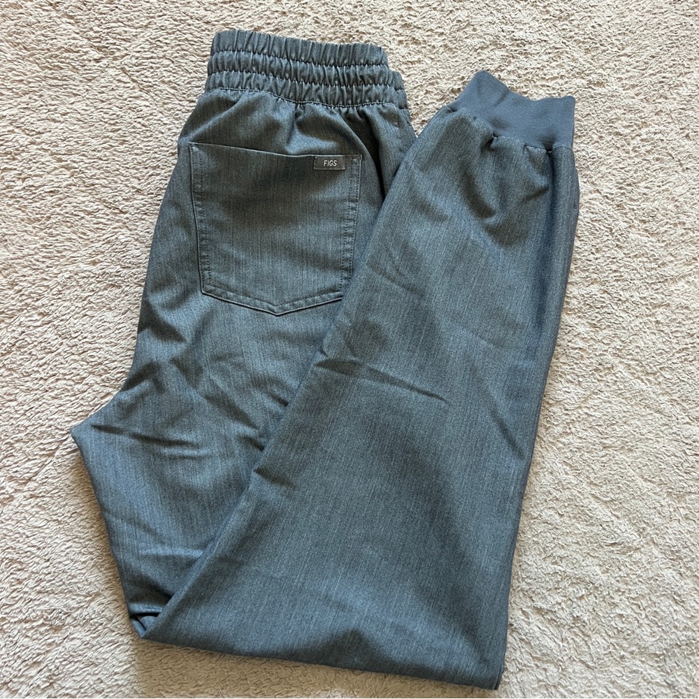 Figs Zamora Jogger‎ Scrub Pants Tapered Leg Nursing Healthcare Sz M/T